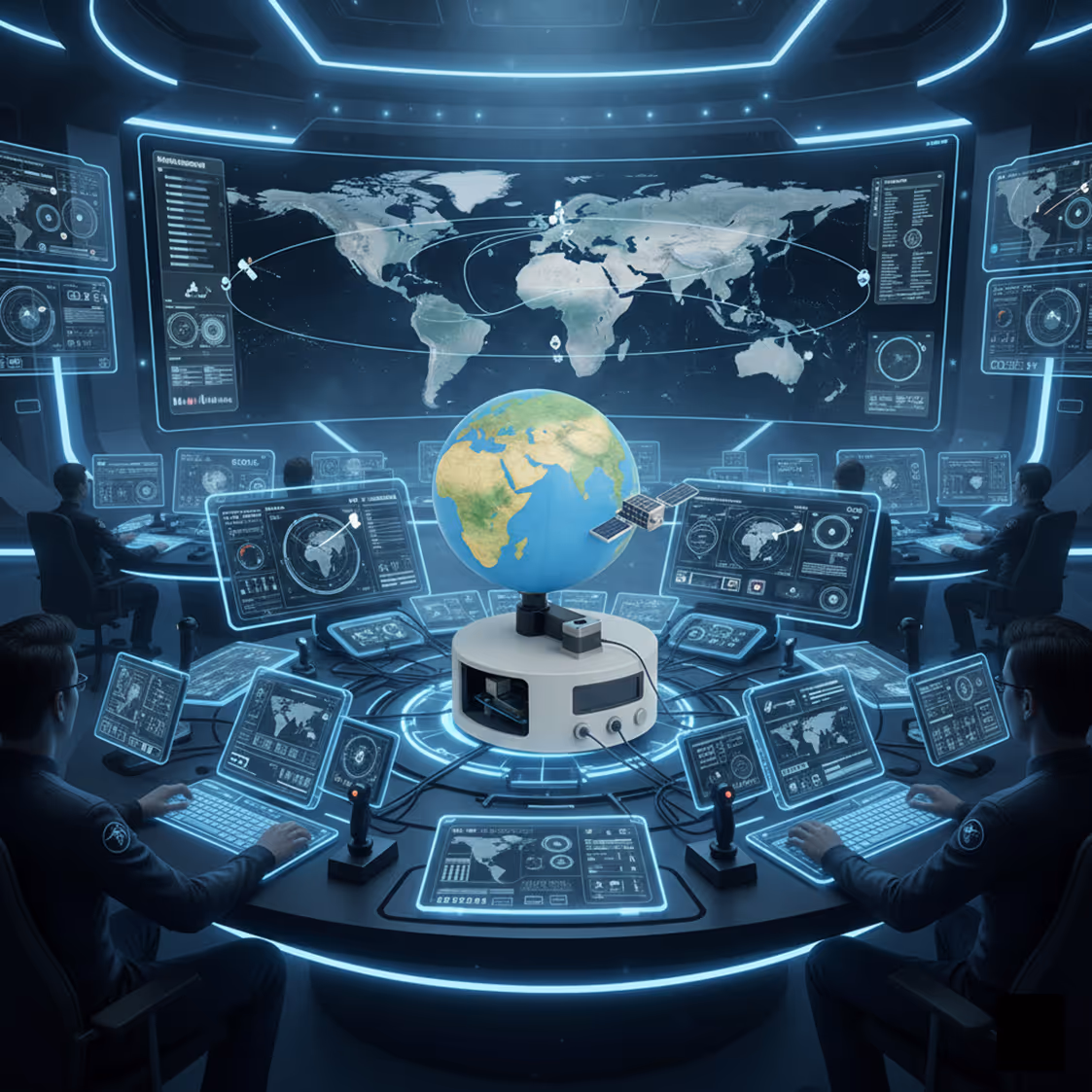 2. 우주 컨트롤룸과 인공위성