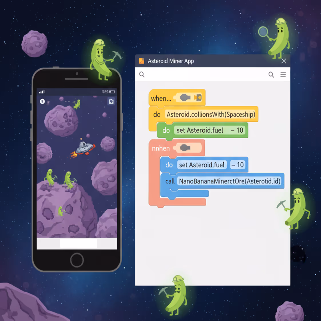 3. 소행성 채굴 앱 만들기